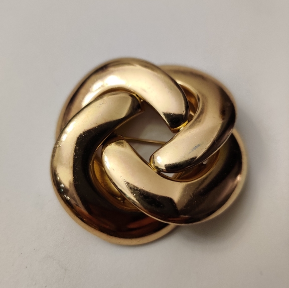 Dior by Grosse, Germany Modernist Love/Eternity Knot Pin Brooch - Picture 16 of 16